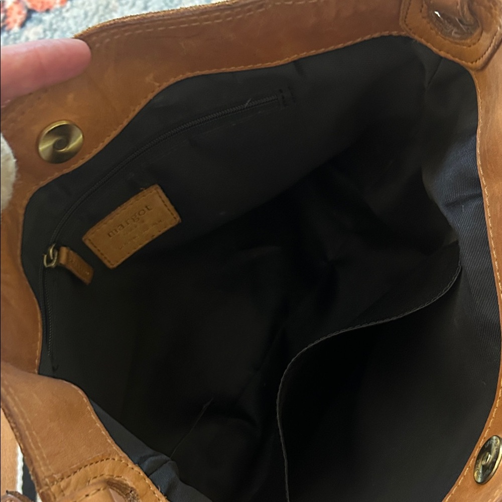 100% real Leather Crossbody Bag - Picture 4 of 15